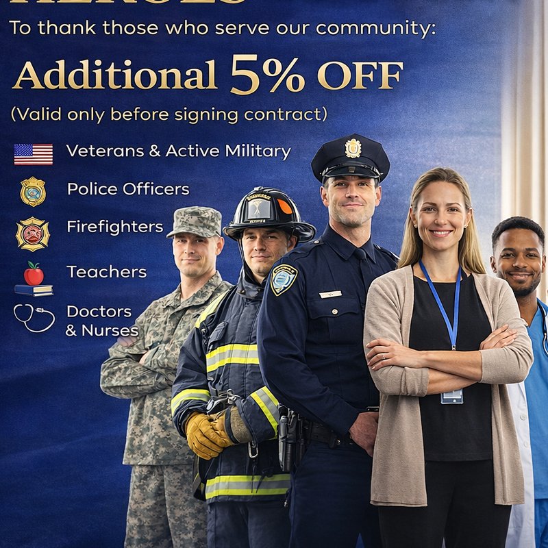Additional 5% OFF for Community Heroes