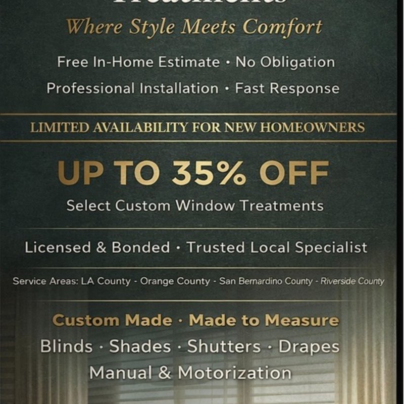 Up to 35% Off for New Homeowners